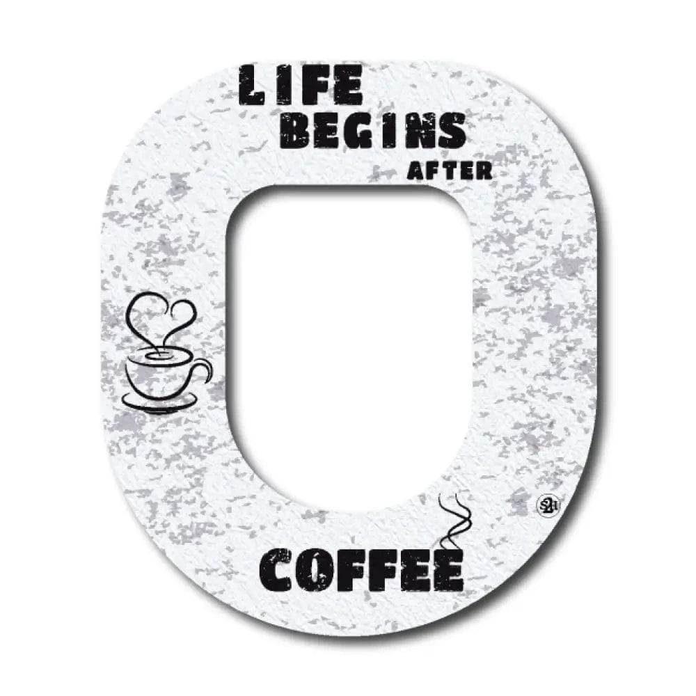 Single Patch / Omnipod Life Begins After Coffee - Omnipod