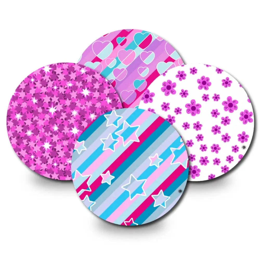4-Pack (Set of 4 Patches) / Libre 2 Cover-up Life in Pink Variety - Libre 2 and Lingo Cover-up