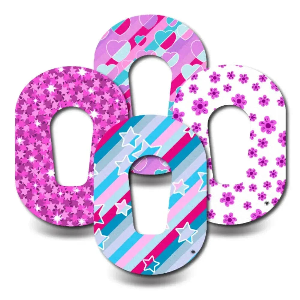 4-Pack (Set of 4 Patches) / G6 Life in Pink Variety Pack - Dexcom G6