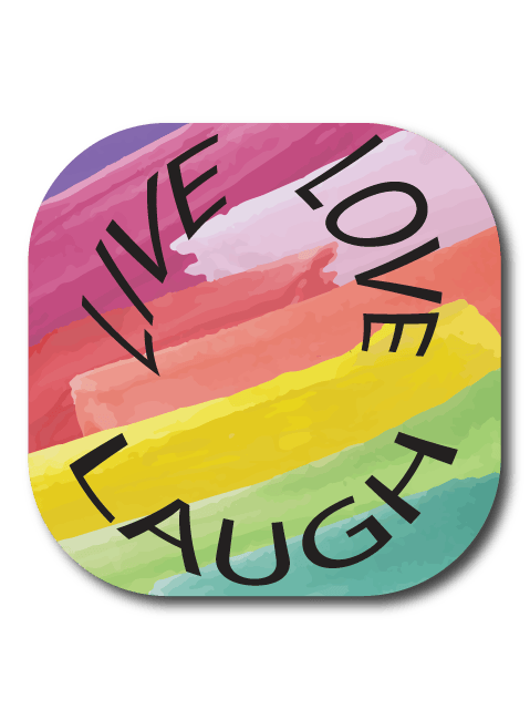 Single Patch / G7 Cover-up Live Love Laugh - Dexcom G7 and Stelo Cover-up