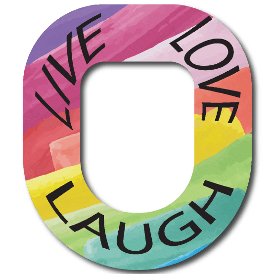 Single Patch / Omnipod Live Love Laugh - Omnipod