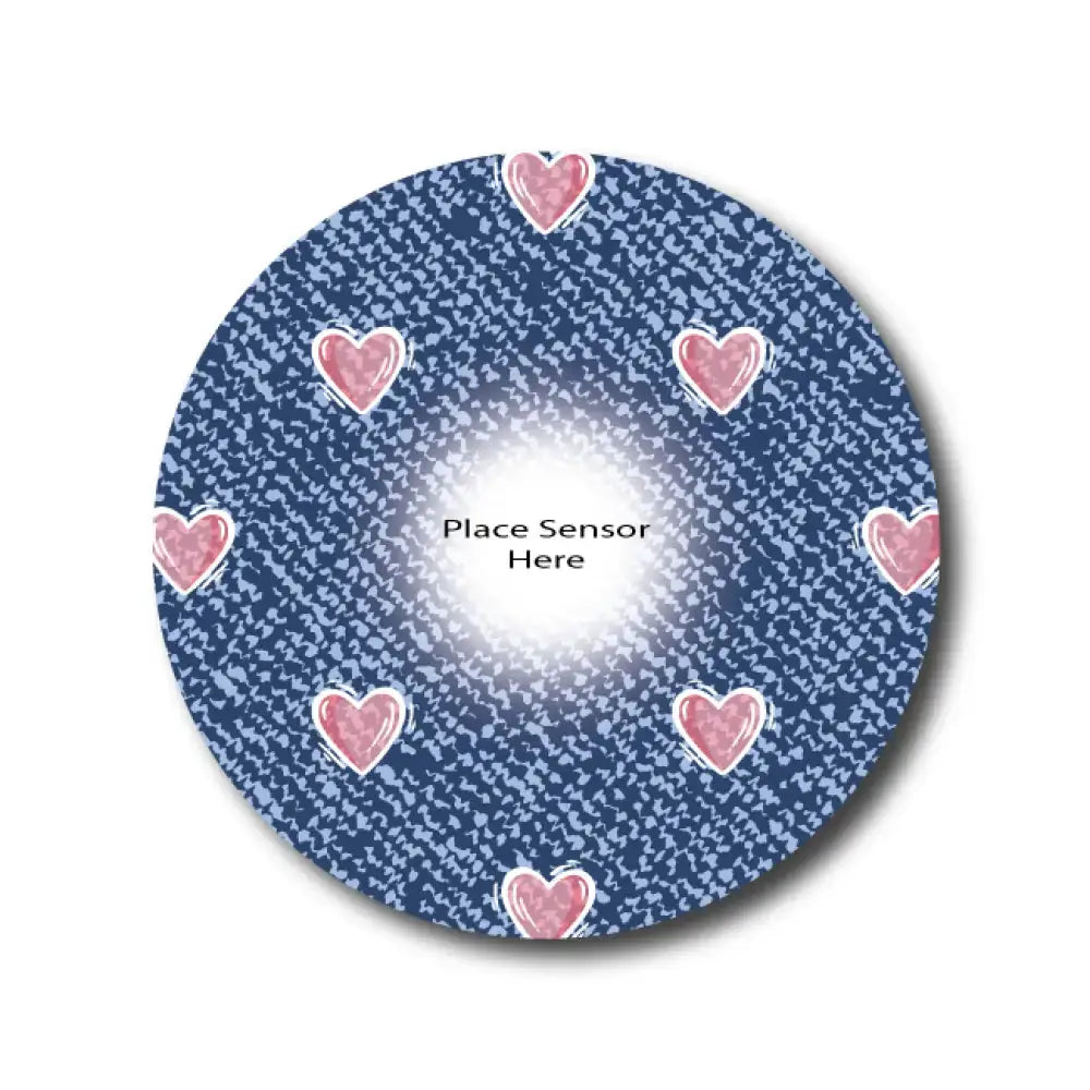 Love The Denim Underlay Patch For Sensitive Skin - Dexcom G7 Single