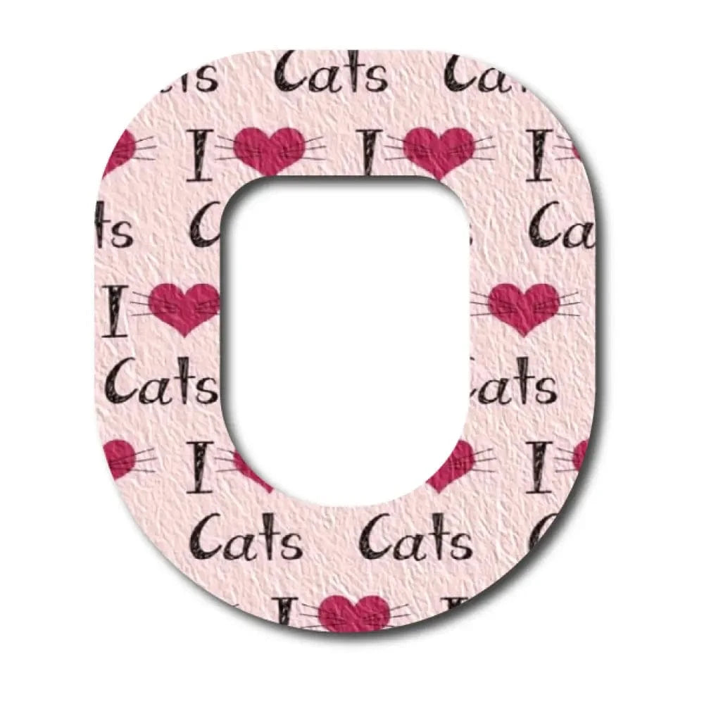 Single Patch / Omnipod Love of Cats - Omnipod