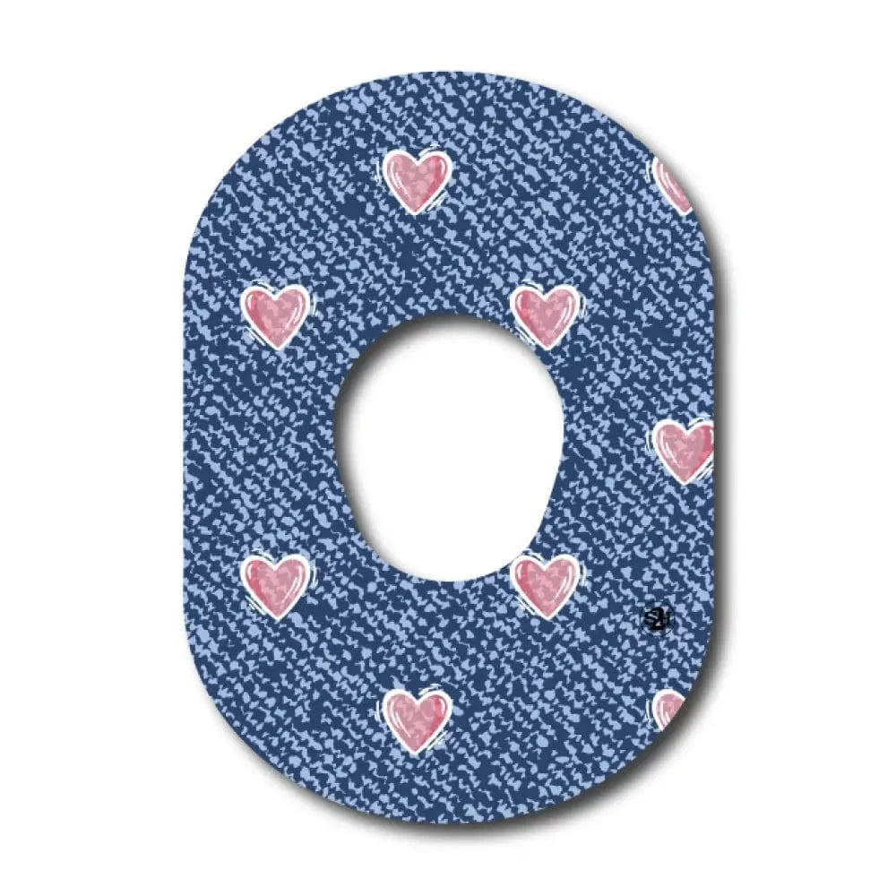 Single Patch / G7 Love the Denim - Dexcom G7 and Stelo