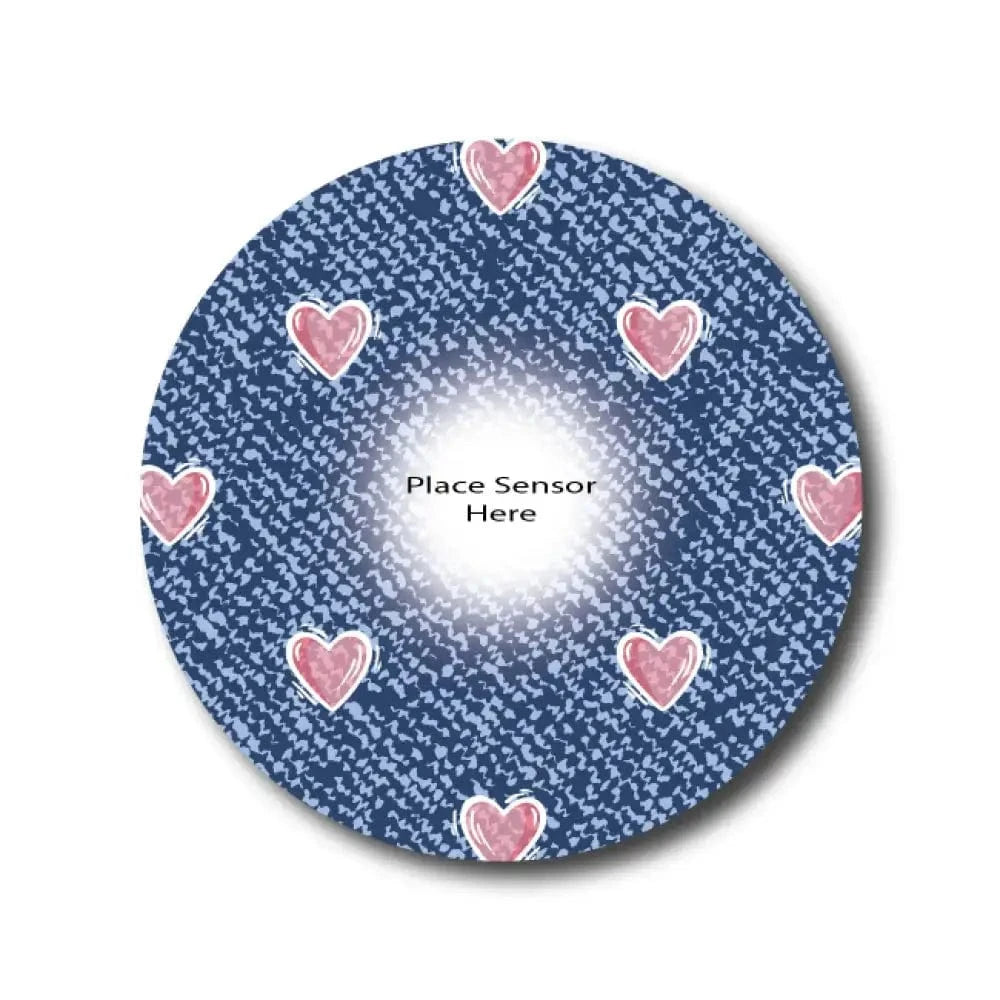 Single Patch / G7 Love the Denim Underlay Patch for Sensitive Skin - Dexcom G7 and Stelo