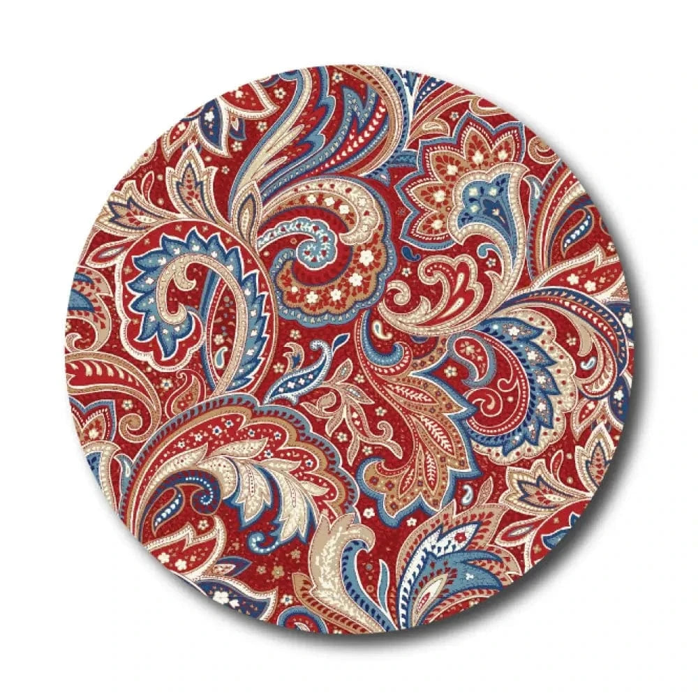 Single Patch / Libre 2 Cover-up Maroon Paisley - Libre 2 and Lingo Cover-up