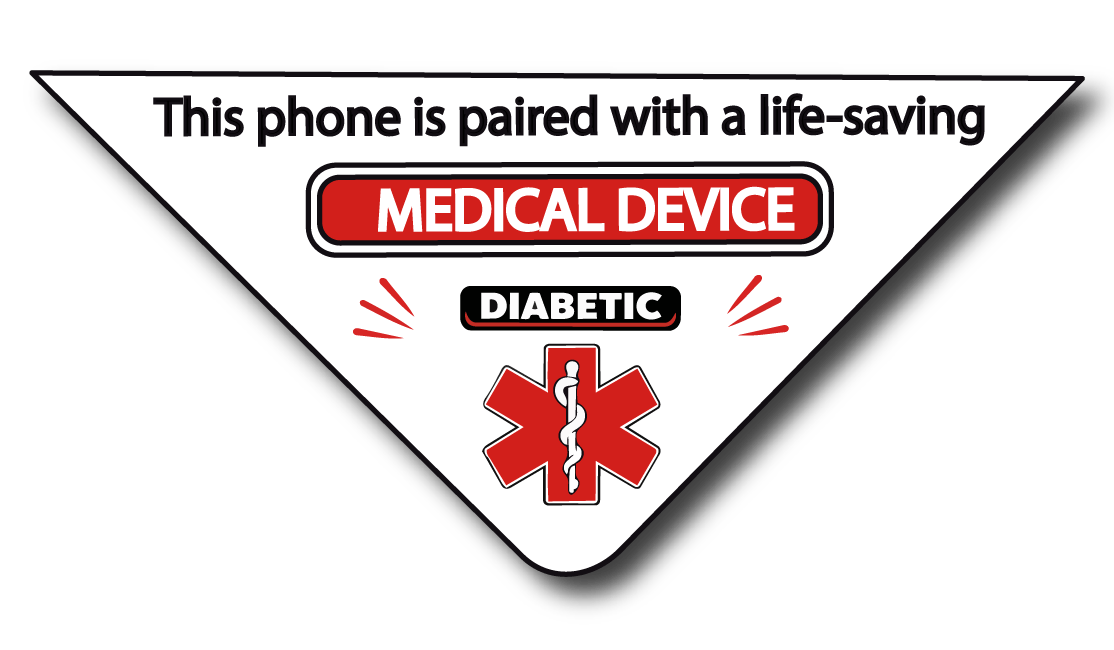 Vinyl Sticker / Not intended for direct skin contact Medical Device - Corner Vinyl Stikers