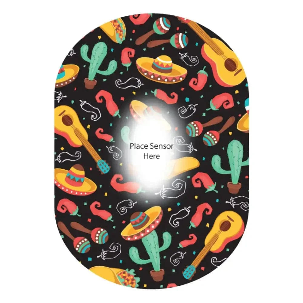 Single Patch / G6 Mexican Celebration Underlay for Sensitive Skin - Dexcom G6