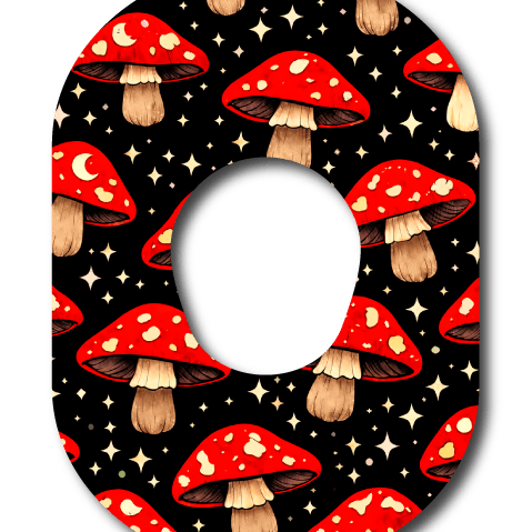 Single Patch / G7 Midnight Mushrooms - Dexcom G7 and Stelo