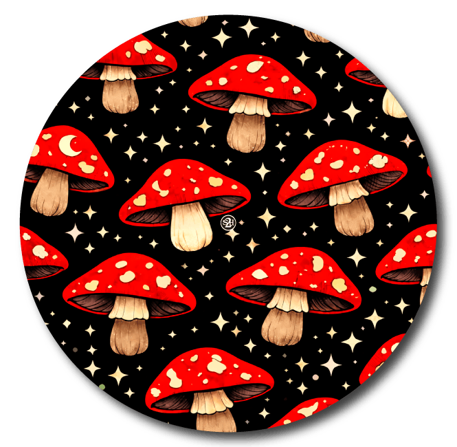 Single Patch / Libre 2 Cover-up Midnight Mushrooms - Libre 2 and Lingo Cover-up