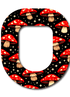 Single Patch / Omnipod Midnight Mushrooms - Omnipod