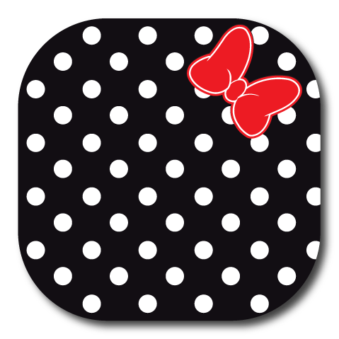 Single Patch / G7 Cover-up Mini Dots Black - Dexcom G7 and Stelo Cover-up