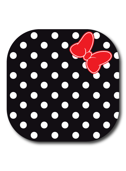 Single Patch / G7 Cover-up Mini Dots Black - Dexcom G7 and Stelo Cover-up