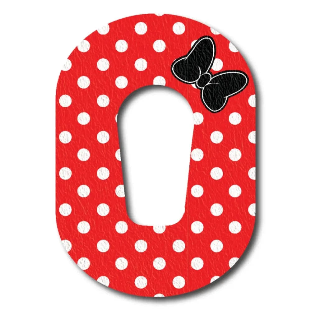 Single Patch / G6 Mini Dots Red - Dexcom G6