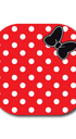 Single Patch / G7 Cover-up Mini Dots Red - Dexcom G7 and Stelo Cover-up