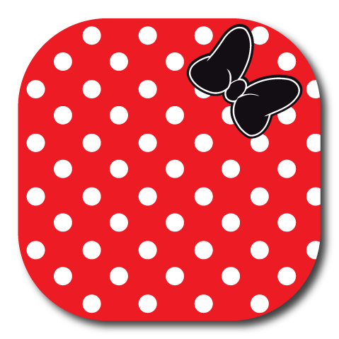 Single Patch / G7 Cover-up Mini Dots Red - Dexcom G7 and Stelo Cover-up