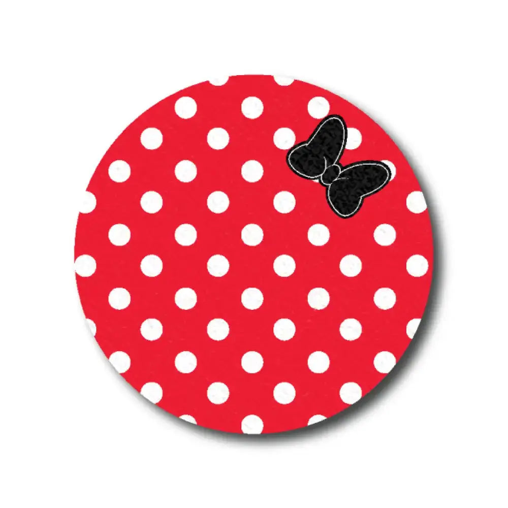 Mini Dots Red - Libre 3 Single Patch
