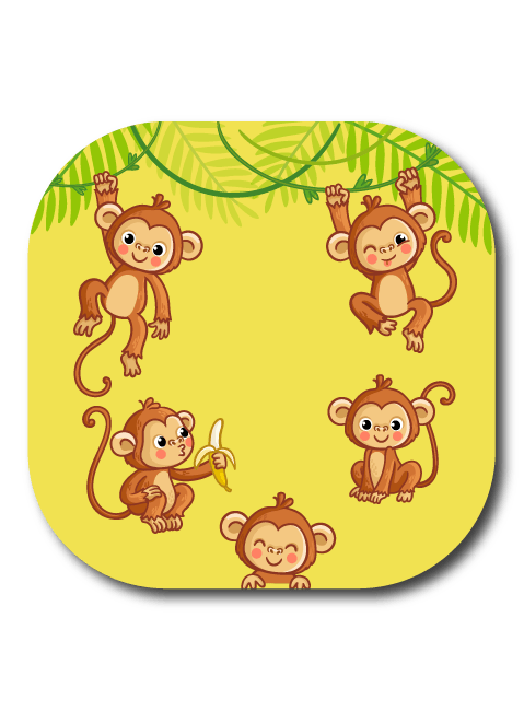Single Patch / G7 Cover-up Monkey Around - Dexcom G7 and Stelo Cover-up
