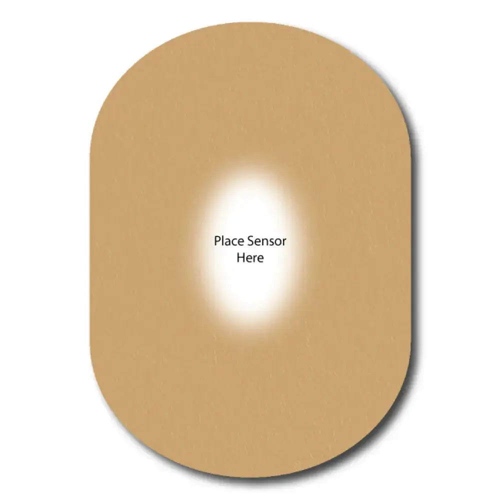 Natural Skin Tone Underlay Patch For Sensitive - Dexcom G6 Single