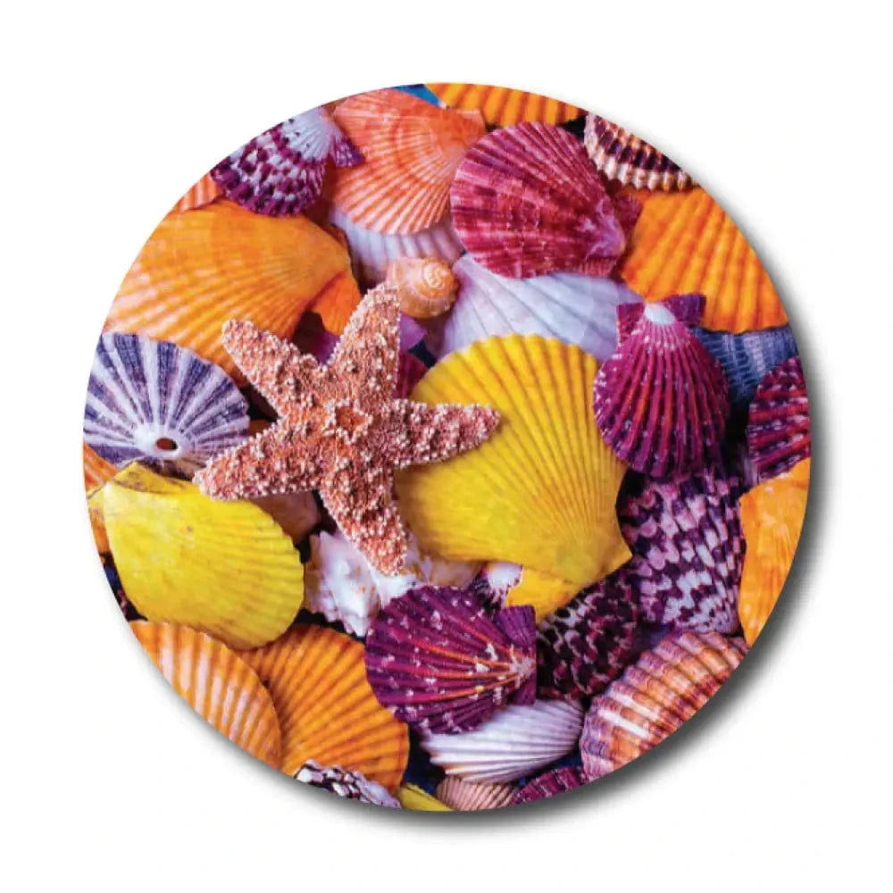 Single Patch / Libre 2 Cover-up Ocean Shells - Libre 2 and Lingo Cover-up