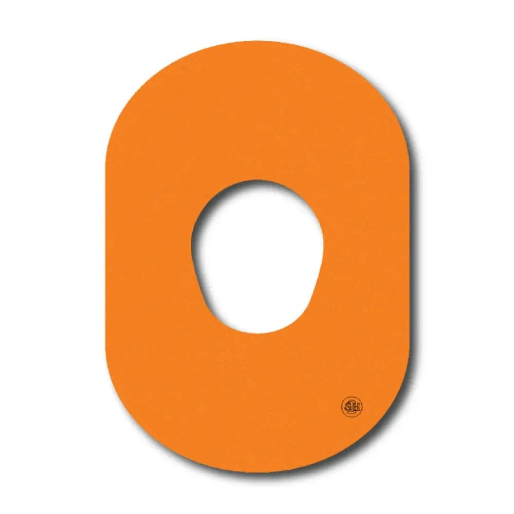 Single Patch / G7 Orange Overlay Patch - Dexcom G7 and Stelo