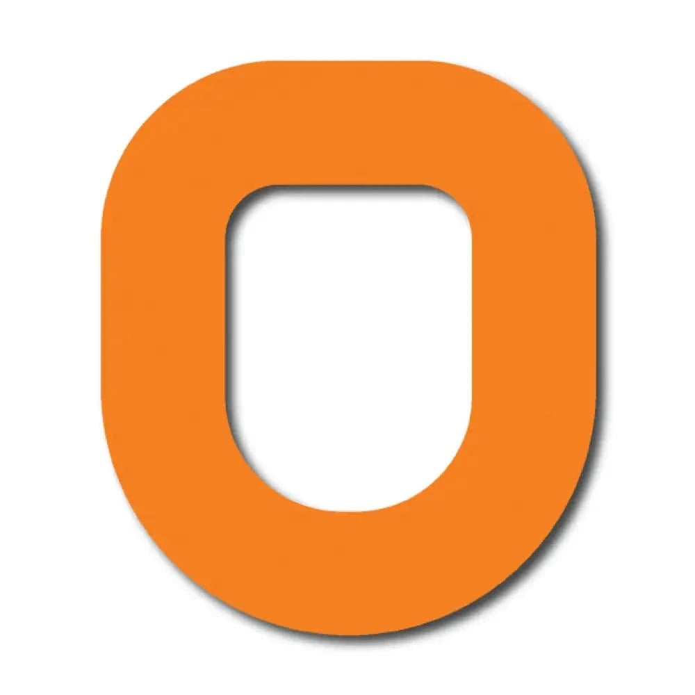 Single Patch / Omnipod Orange Overlay Patch - Omnipod