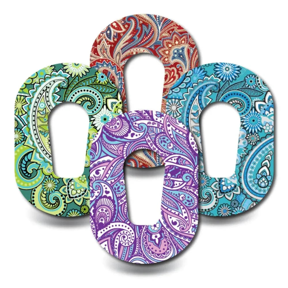 4-Pack (Set of 4 Patches) / G6 Paisley Variety Pack - Dexcom G6