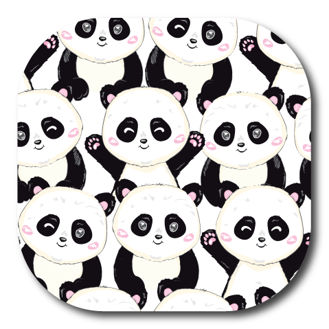 Single Patch / G7 Cover-up Panda Friends - Dexcom G7 and Stelo Cover-up