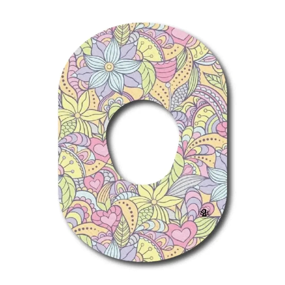 Single Patch / G7 Pastel Blooms - Dexcom G7 and Stelo