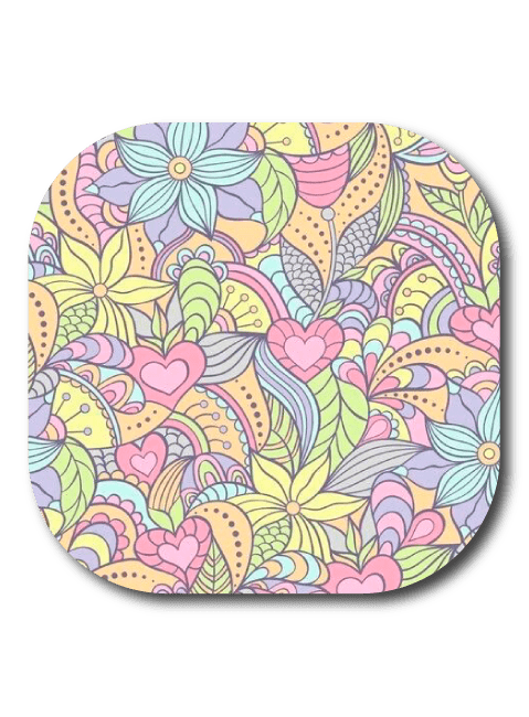 Single Patch / G7 Cover-up Pastel Blooms - Dexcom G7 and Stelo Cover-up