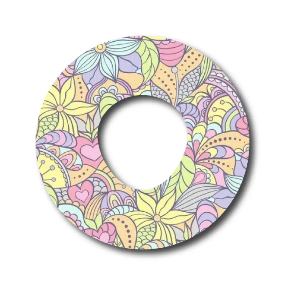 Pastel Blooms - Infusion Set Single Patch