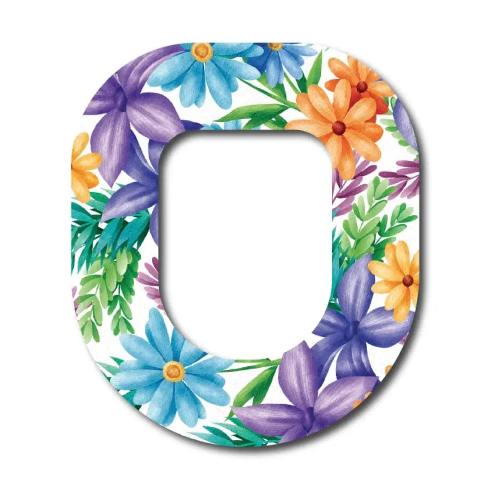 Single Patch / Omnipod Pastel Flower - Omnipod