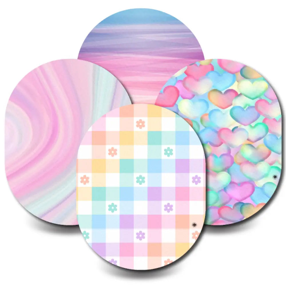 Pastel Pattern Variety Pack - Guardian 4-Pack (Set of 4 Patches)