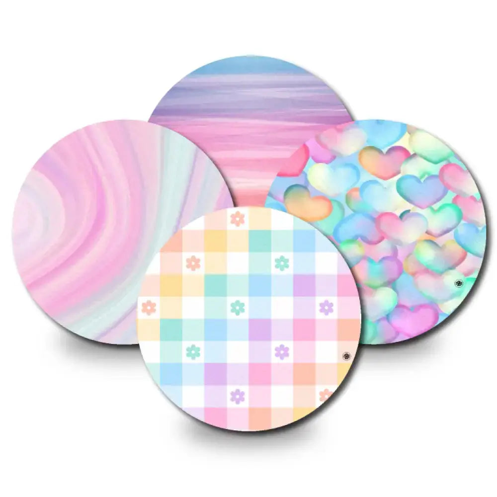 Pastel Pattern Variety Pack - Libre 2 Cover-up 4-Pack (Set of 4 Patches)