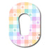 Single Patch / G6 Pastel Plaid - Dexcom G6