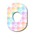 Single Patch / G7 Pastel Plaid - Dexcom G7 and Stelo
