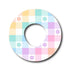 Single Patch / Infusion Set Pastel Plaid - Infusion Set