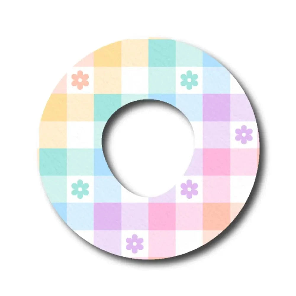 Single Patch / Infusion Set Pastel Plaid - Infusion Set