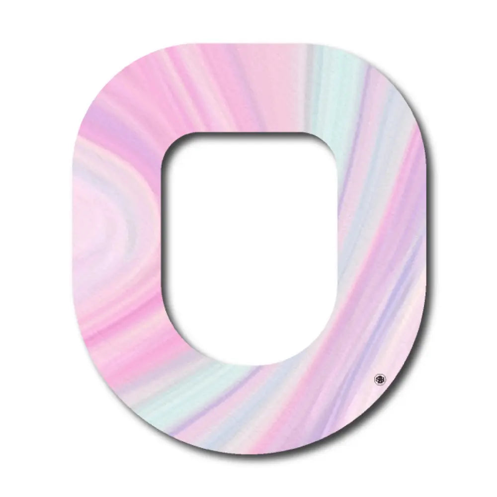 Pastel Swirl - Omnipod Single Patch