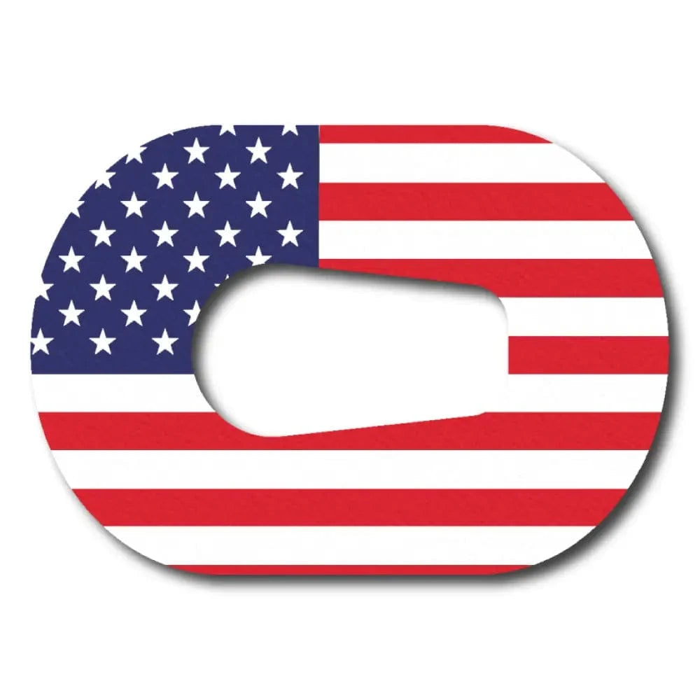 Single Patch / G6 Patriotic Flag - Dexcom G6