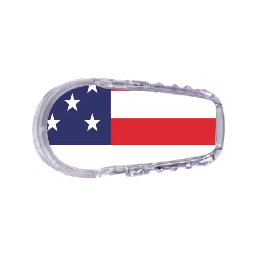 Single Topper / G6 Topper Patriotic Flag - Dexcom G6 Topper