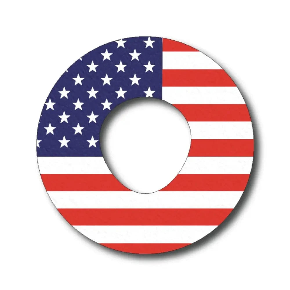 Single Patch / Infusion Set Patriotic Flag - Infusion Set