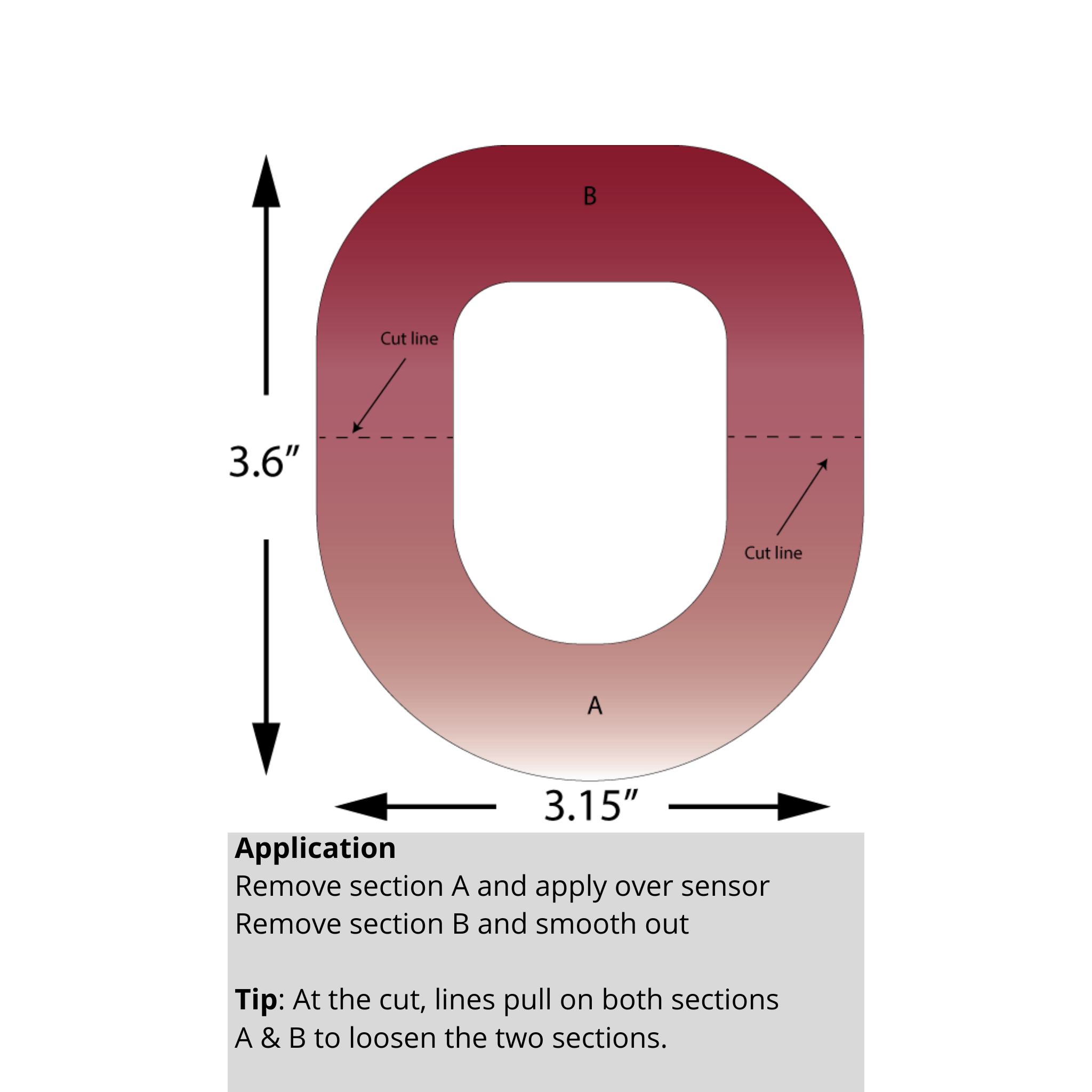 Single Patch / Omnipod Patriotic Flag - Omnipod