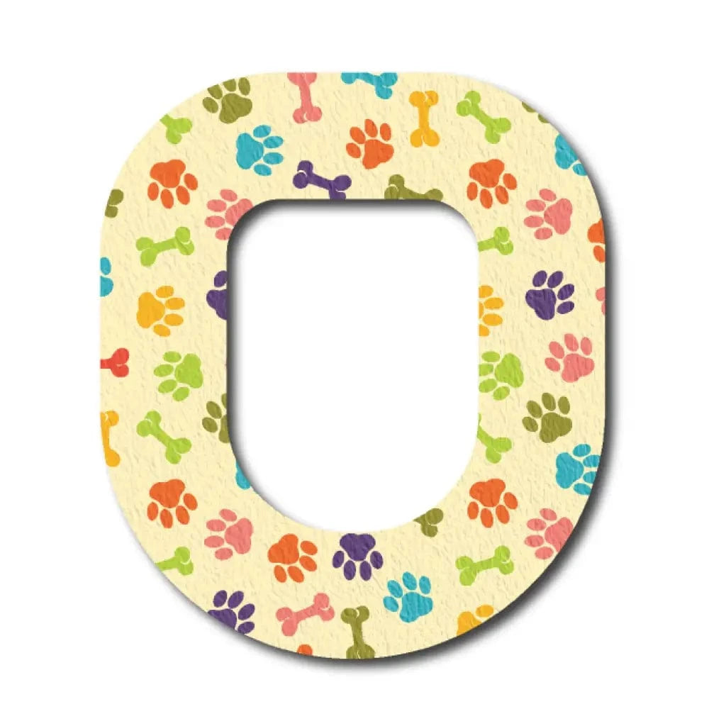 Single Patch / Omnipod Paws and Bones - Omnipod