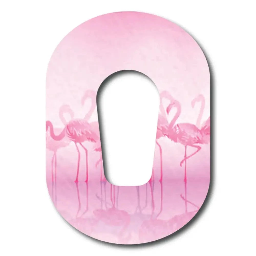 Single Patch / G6 Pink Flamingos - Dexcom G6