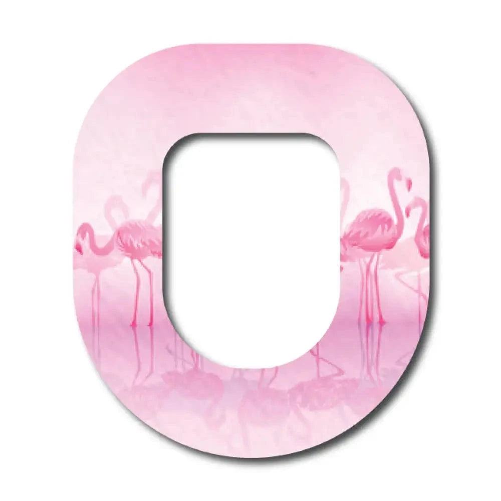 Single Patch / Omnipod Pink Flamingos - Omnipod
