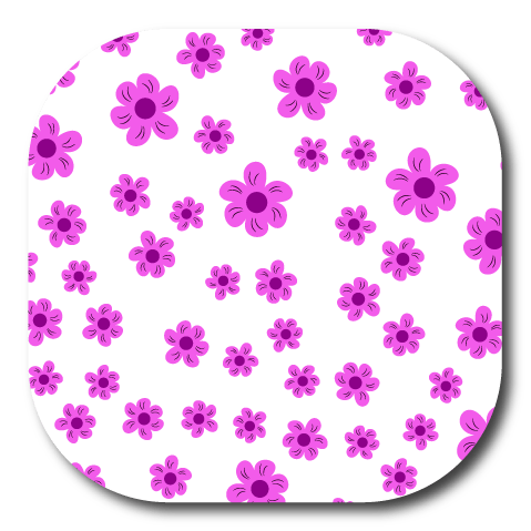 Single Patch / G7 Cover-up Pink Flower Passion - Dexcom G7 and Stelo Cover-up