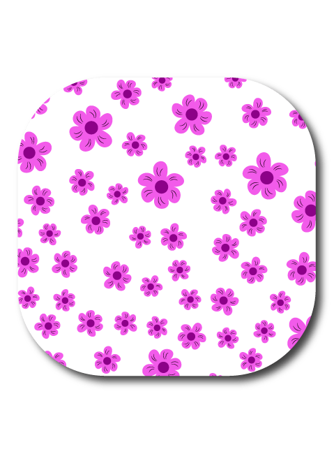 Single Patch / G7 Cover-up Pink Flower Passion - Dexcom G7 and Stelo Cover-up