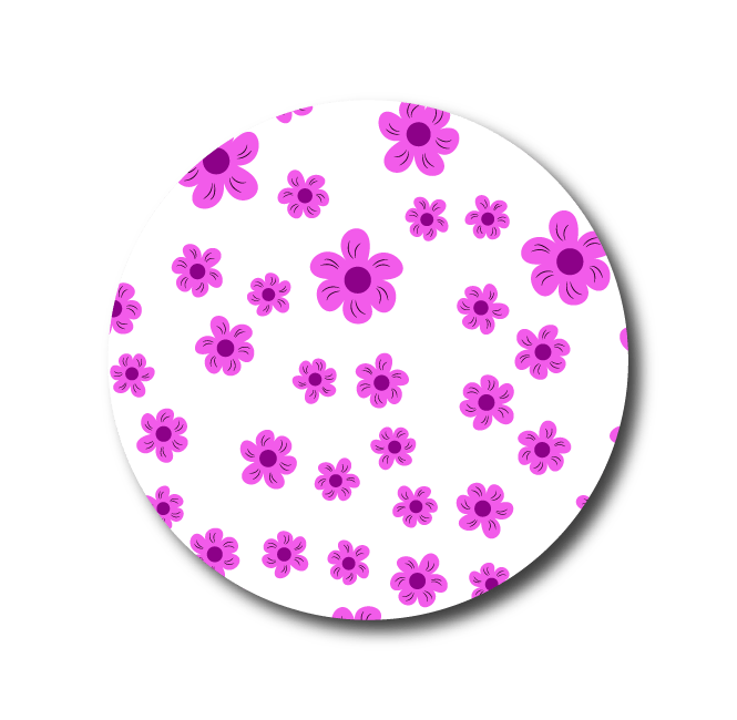 Single Patch / Medtronic Instinct Pink Flower Passion - Medtronic Instinct