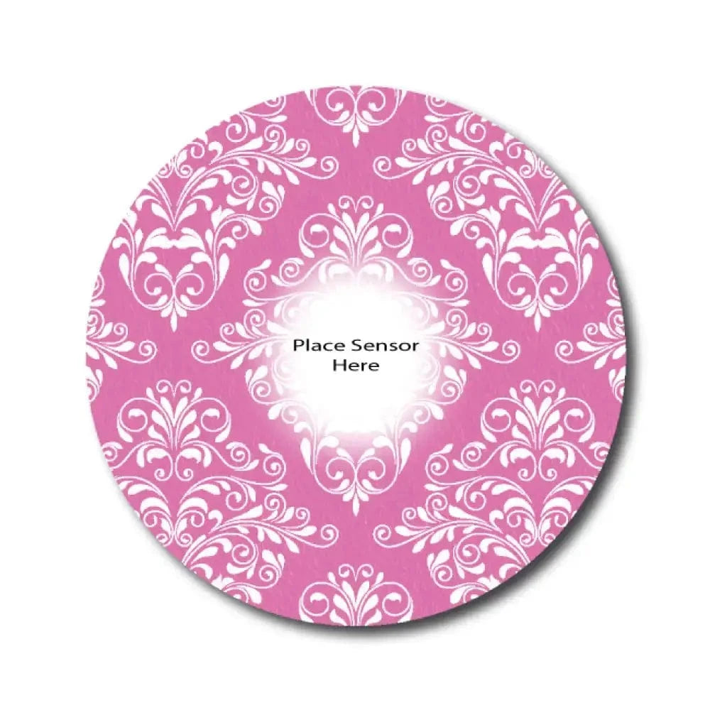 Single Patch / Libre 2 Pink Lace Underlay Patch for Sensitive Skin - Libre 2 and Lingo